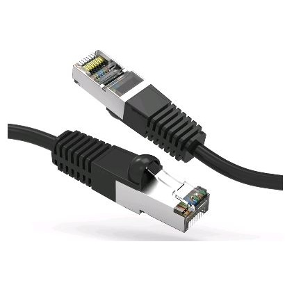 Cat6 CHOICE Shielded Stranded Patch Cable with Molded Boot (24 AWG)