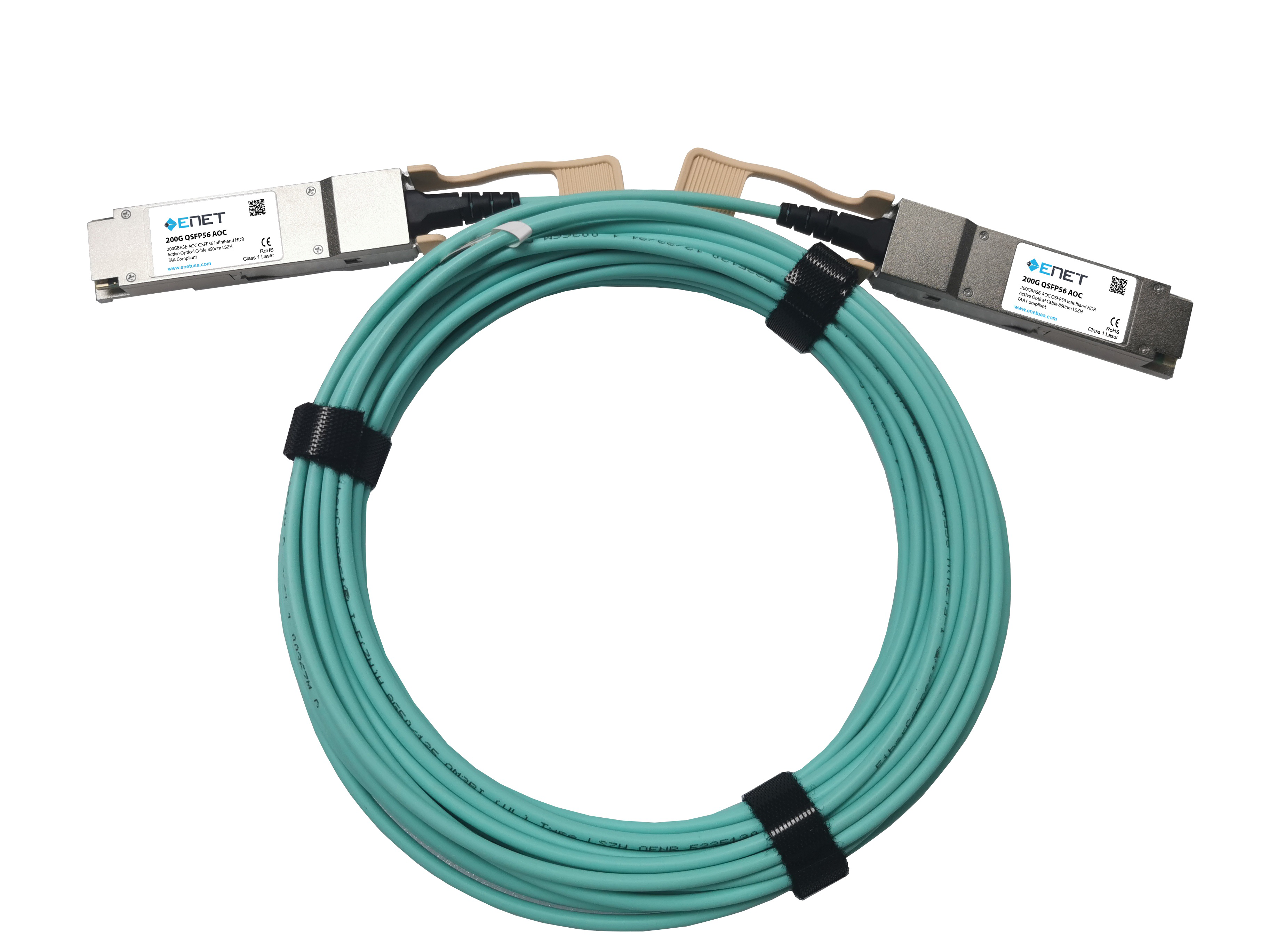 200GBASE-AOC QSFP56 to QSFP56 Active Optical Cable