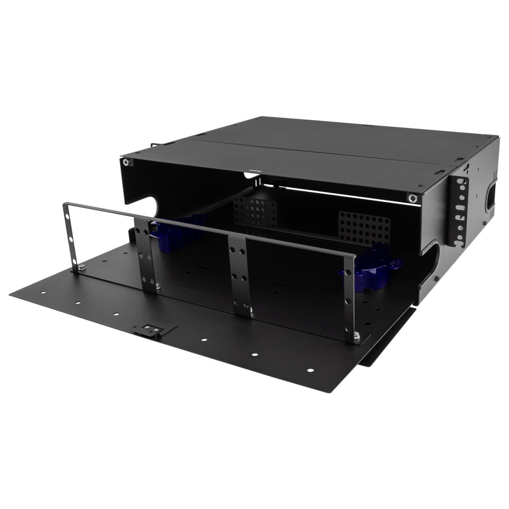 3U Premium Rack Mount Fiber Patch Panel Enclosure (Unloaded) - Image 2