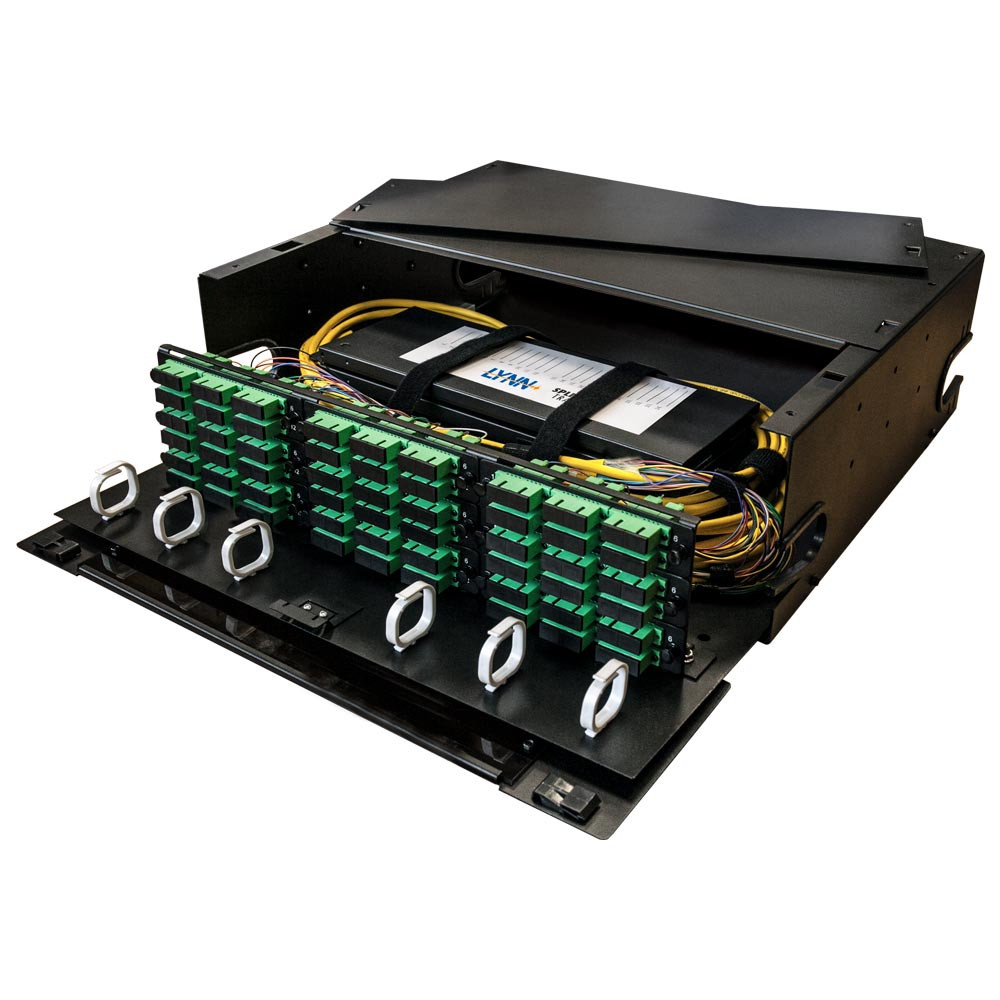 3U Premium Rack Mount Fiber Patch Panel Enclosure (Unloaded) - Image 3