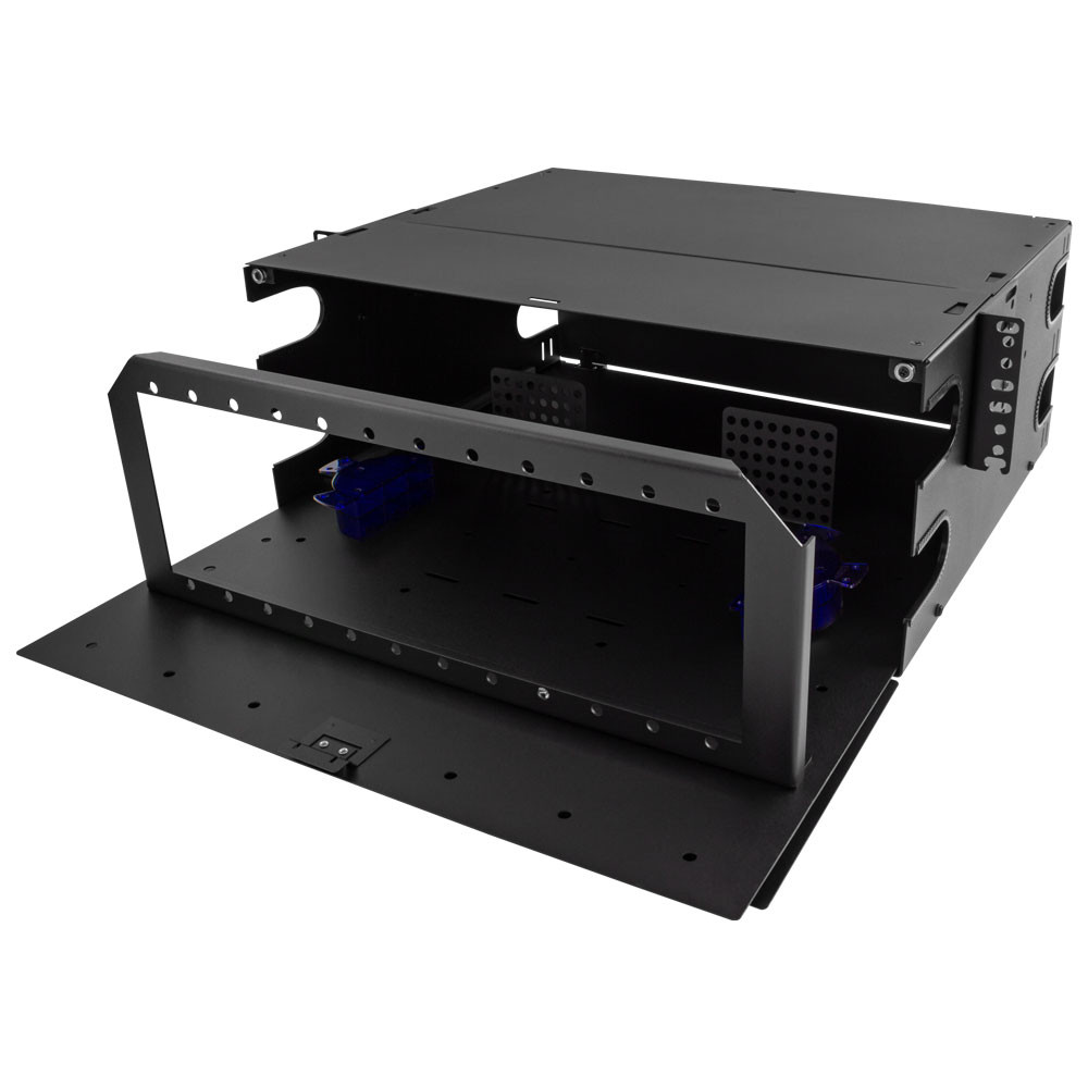 4U Premium Rack Mount Fiber Patch Panel Enclosure (Unloaded) - Image 2