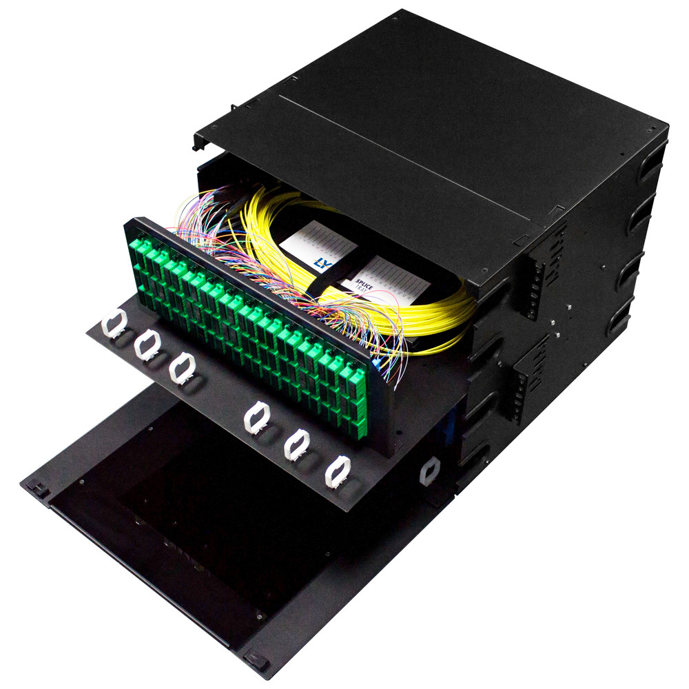 8U High Density Rack Mount Fiber Patch Panel Enclosure (Unloaded) - Image 4