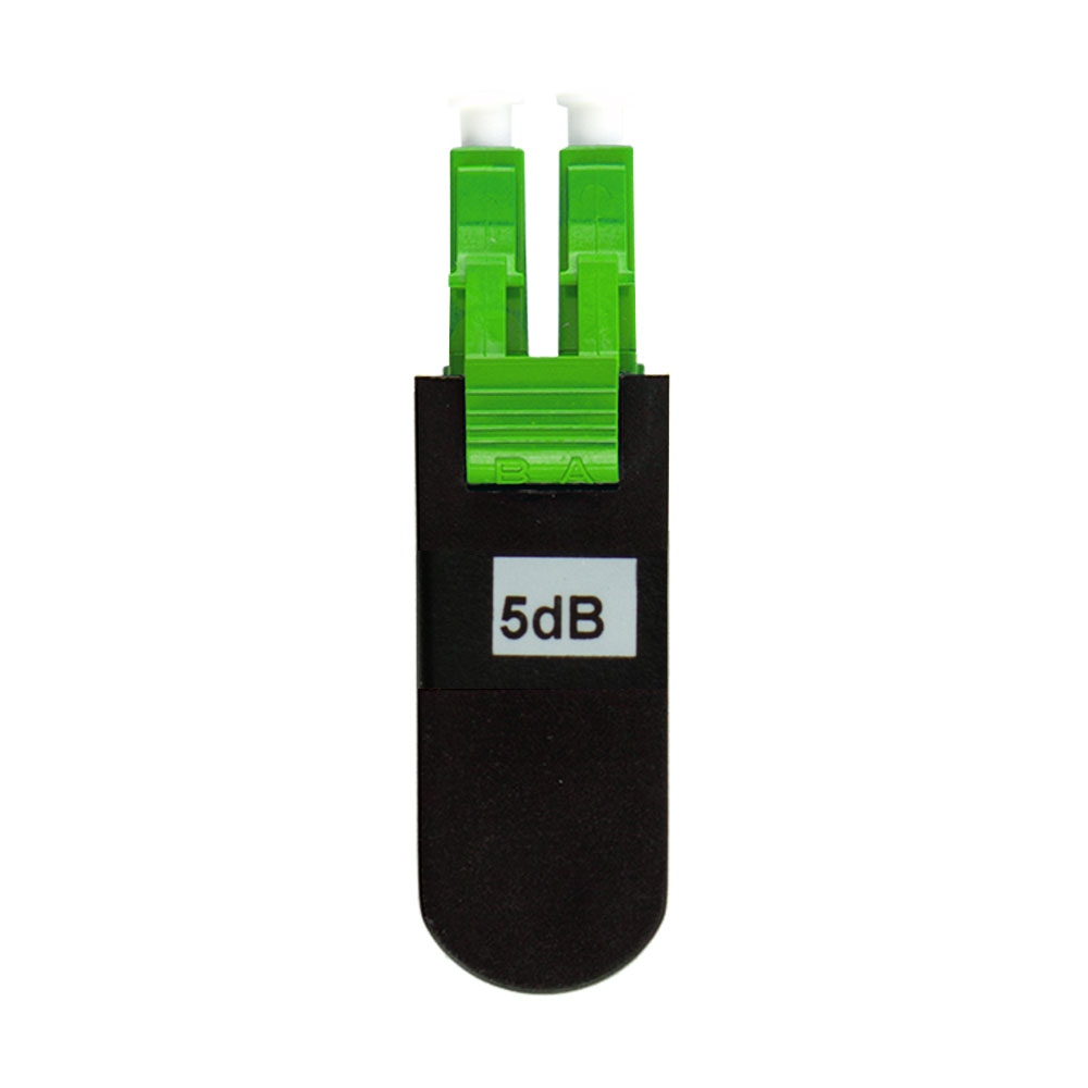 LC/APC Fiber Optic Loopback Attenuator, Single-mode 9/125 μm, Male-Male