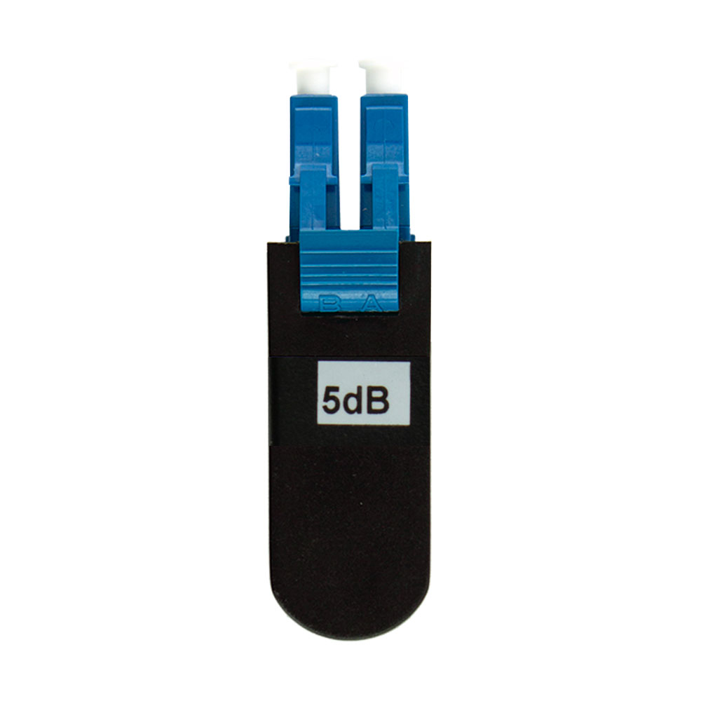 LC/UPC Fiber Optic Loopback Attenuator, Single-mode 9/125 μm, Male-Male