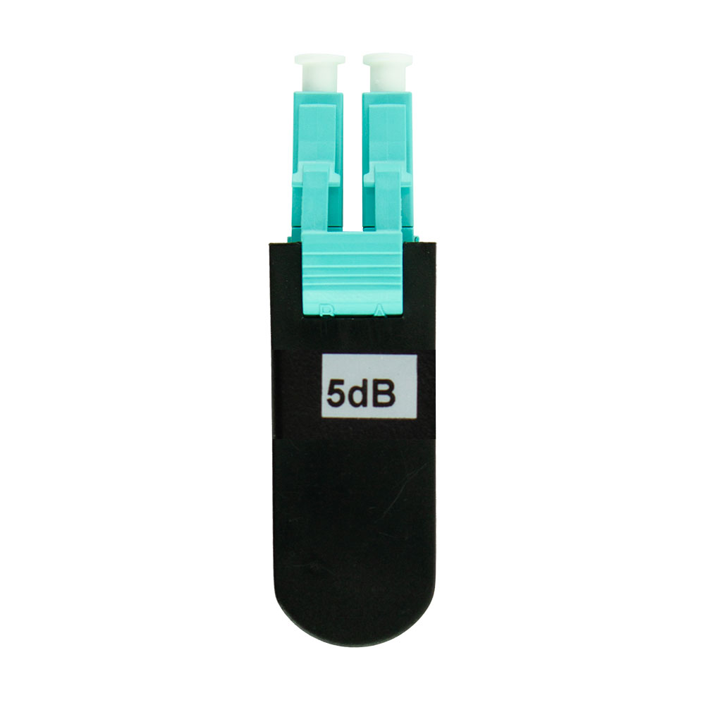LC Fiber Optic Loopback Attenuator, Multimode 50/125 μm, Male-Male