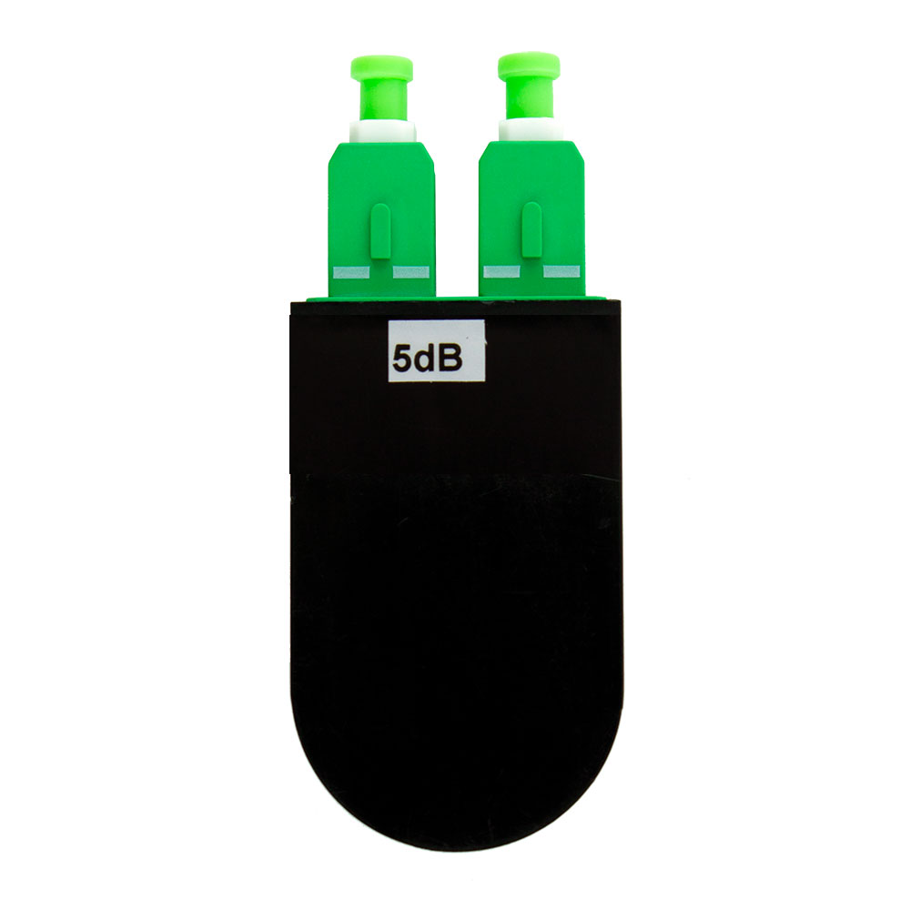 SC/APC Fiber Optic Loopback Attenuator, Single-mode 9/125 μm, Male-Male