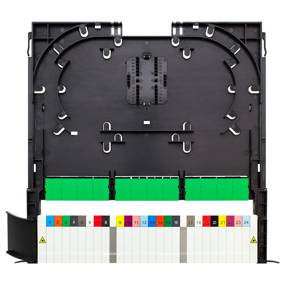 BladeHD Rack Mount Blade/Cassette, 24 SC/APC, Pass-Through