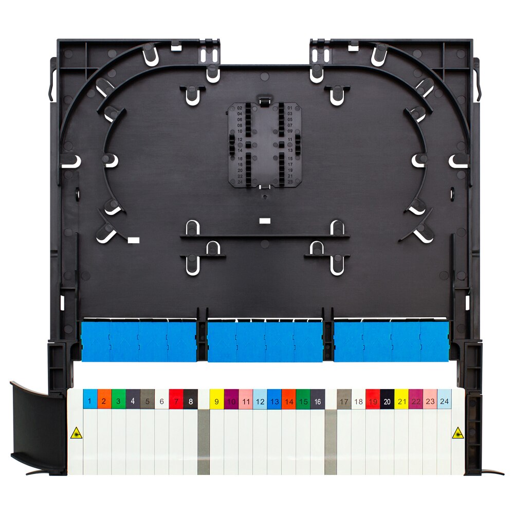 BladeHD Rack Mount Blade/Cassette, 24 SC/UPC, Pass-Through