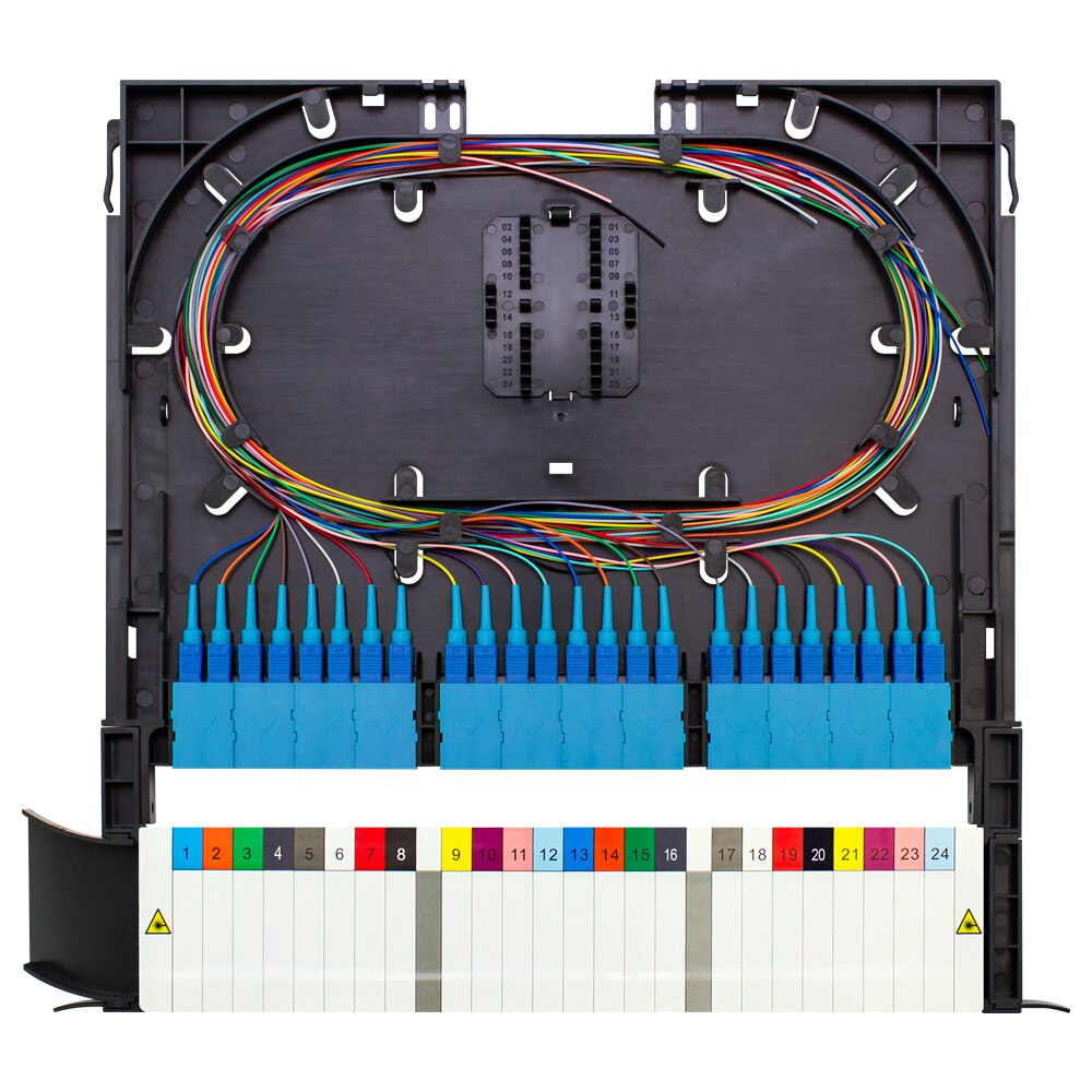 BladeHD Rack Mount Blade/Cassette, 24 SC/UPC, with Pigtails