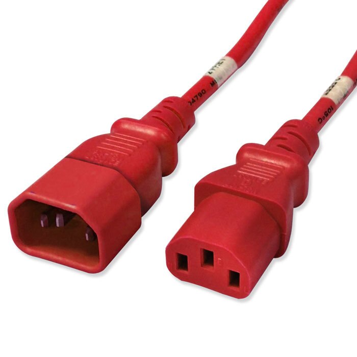 IEC320 C14 to IEC320 C13 Power Cord (18AWG 250V/10A)