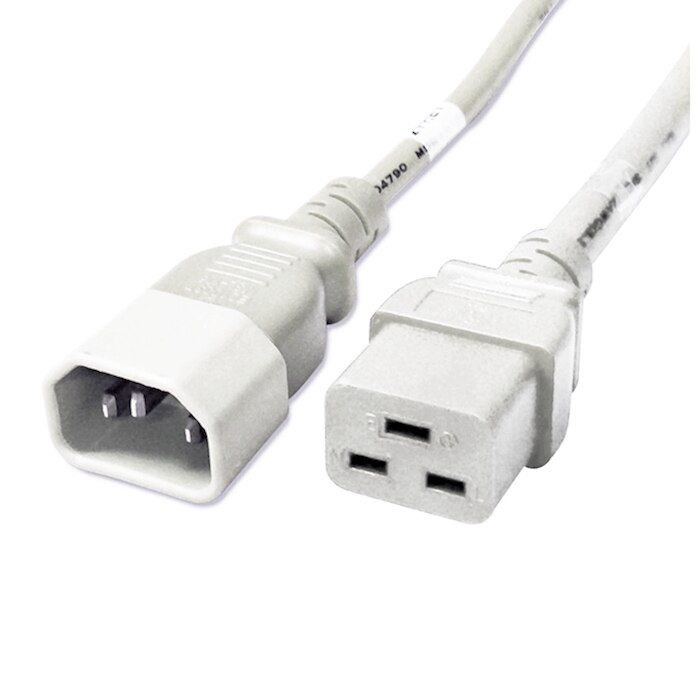 IEC60320 C14 to C19 Standard Power Cables