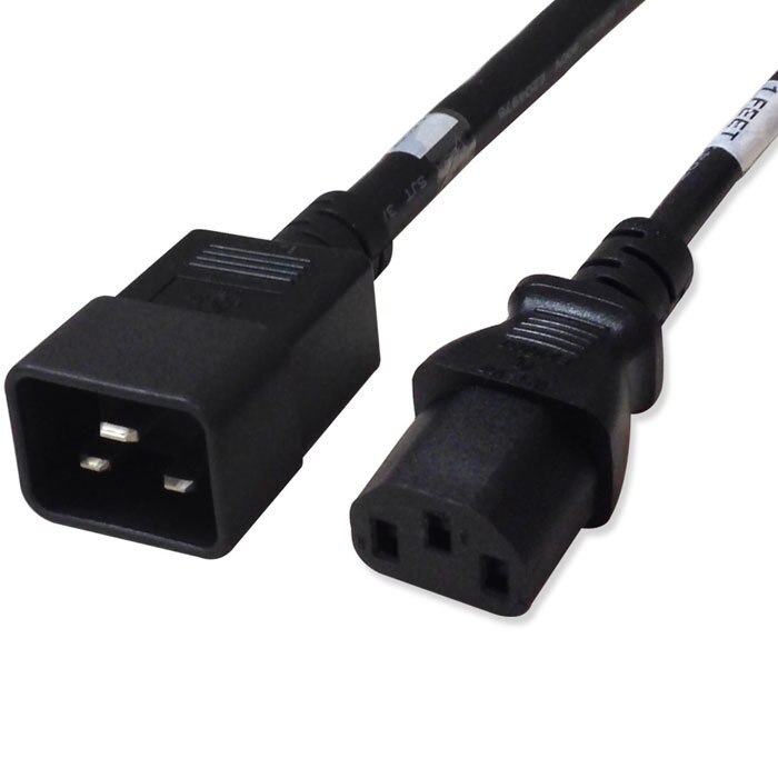 IEC60320 C20 to C13 Standard Power Cables