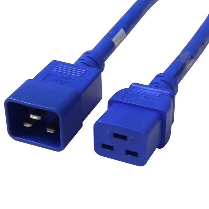IEC60320 C20 to C19 Standard Power Cables