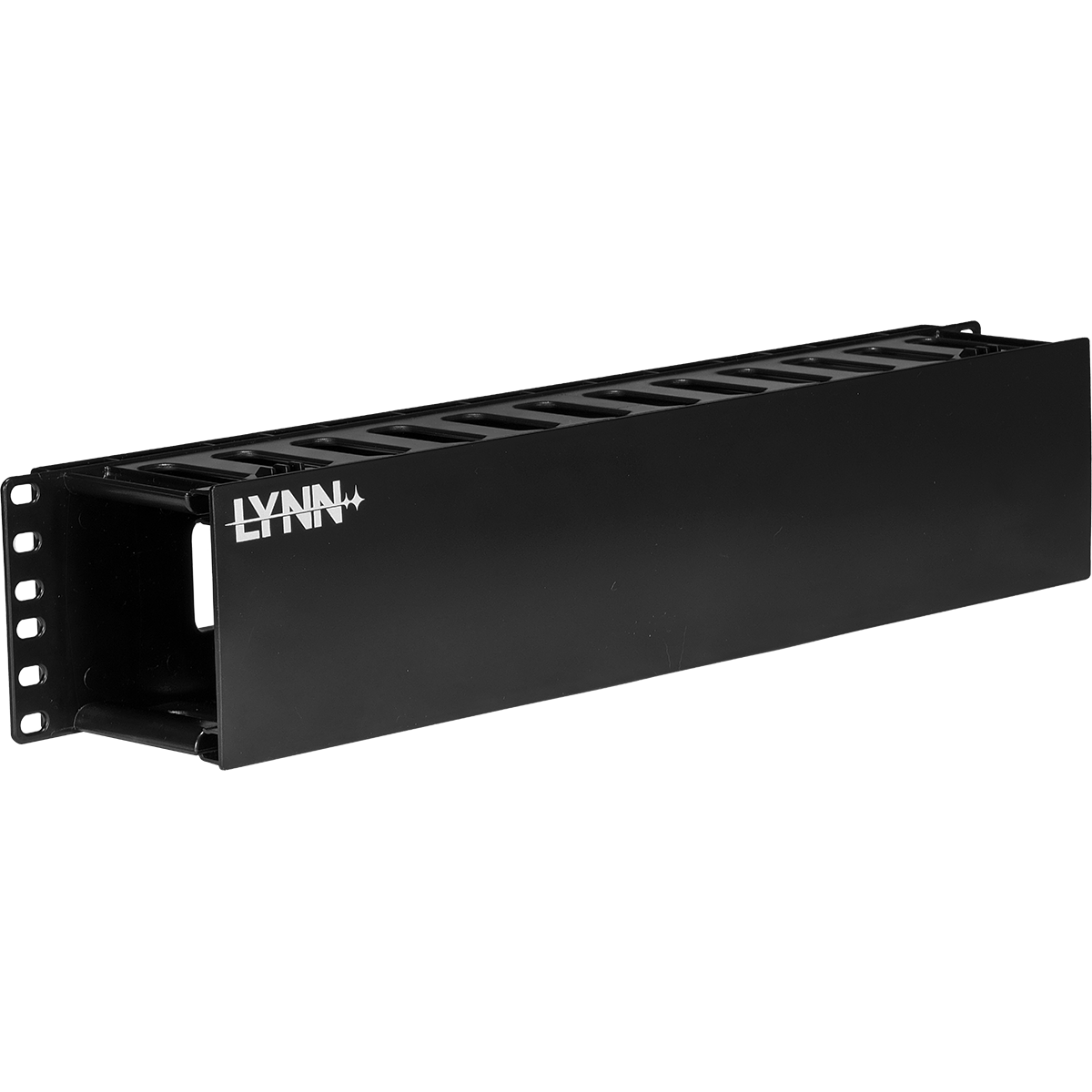 2U Horizontal Cable Manager with Pass-Through