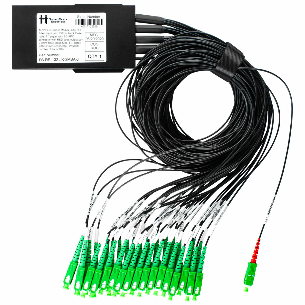 Charles Industries CFFP Compatible Ruggedized PLC Fiber Splitter