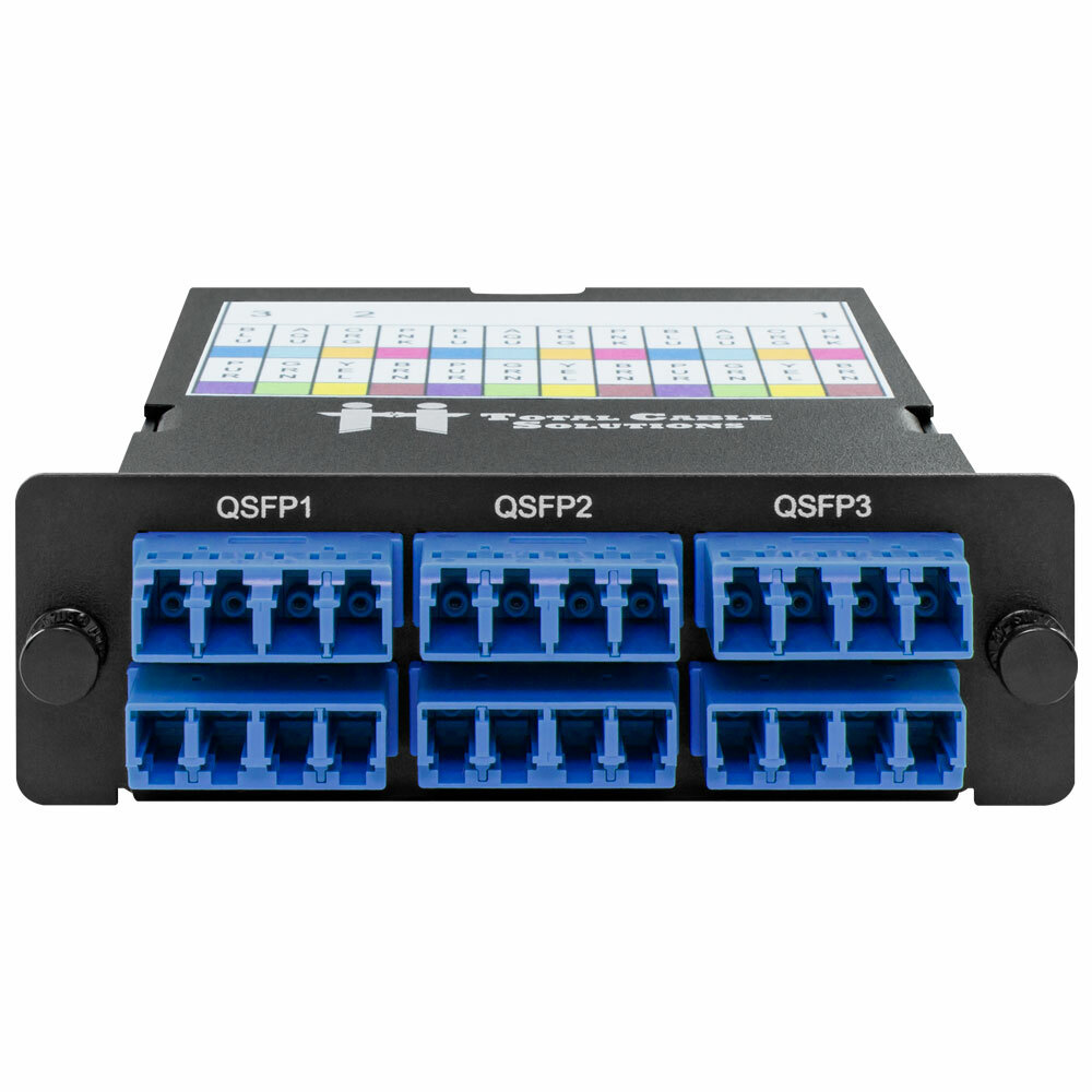 HDA MTP Base-8 Cassette – OS2 with 6 Quad LC/UPC