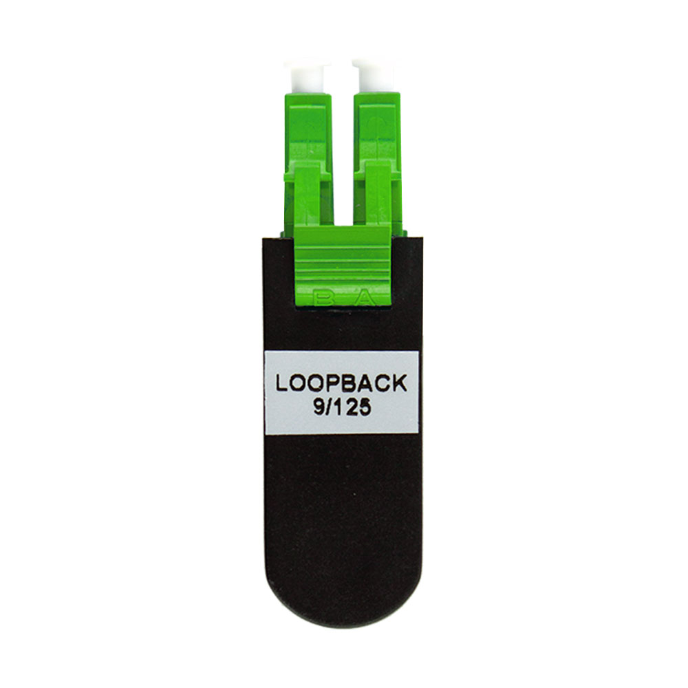 LC Fiber Optic Loopback Adapter, Single-mode 9/125 μm, Duplex