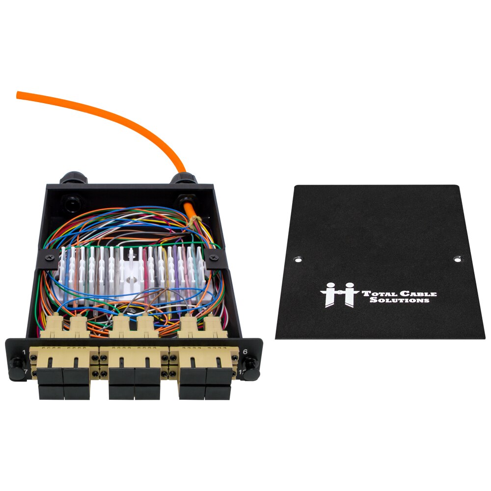LGX Fiber Splice Cassette – OM1 with 6 Duplex SC