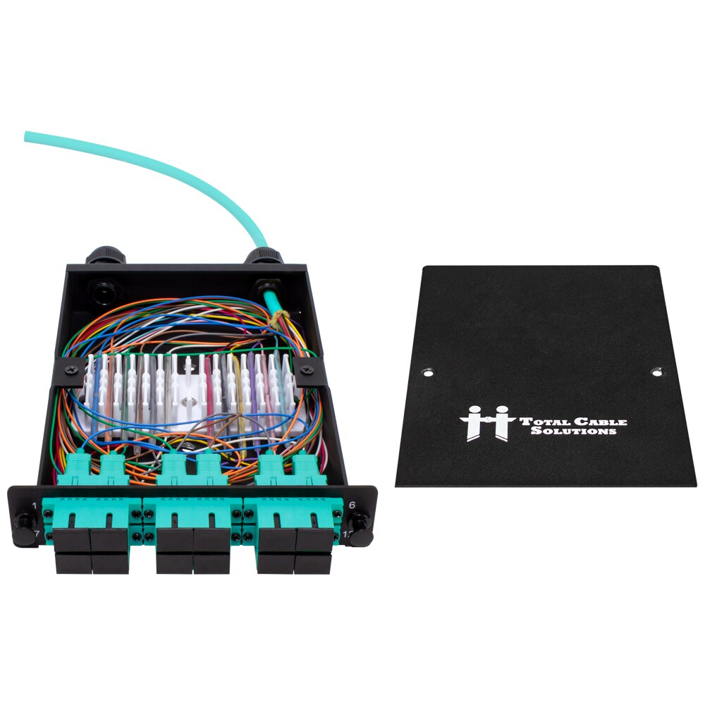 LGX Fiber Splice Cassette – OM3 with 6 Duplex SC