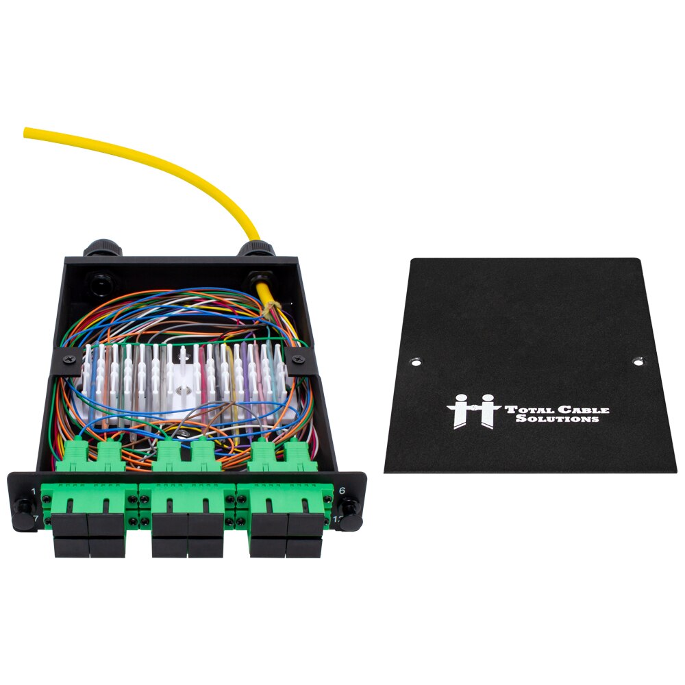 LGX Fiber Splice Cassette – OS2 with 6 Duplex SC/APC