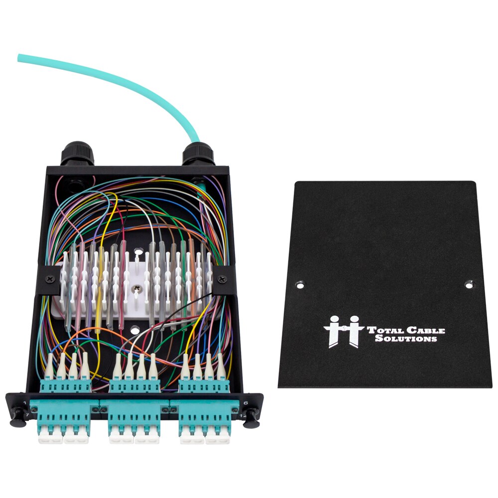 LGX Fiber Splice Cassette – OM3 with 3 Quad LC