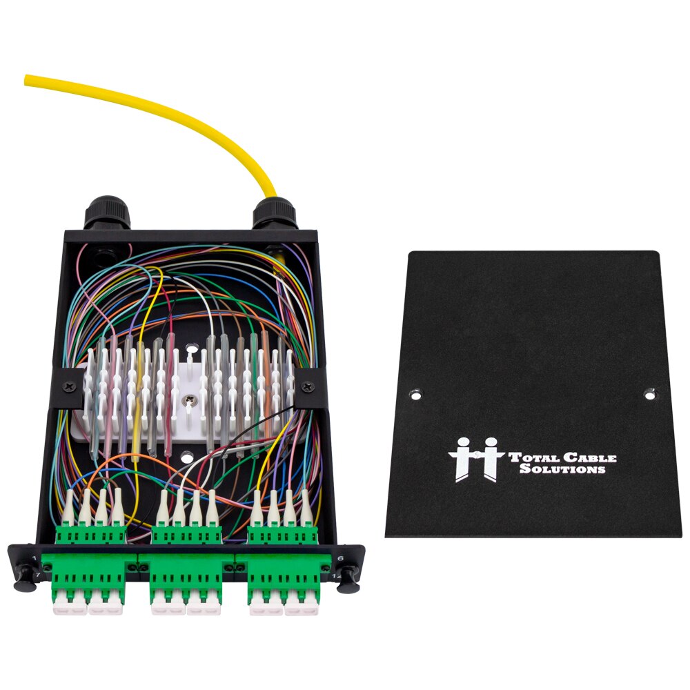 LGX Fiber Splice Cassette – OS2 with 3 Quad LC/APC