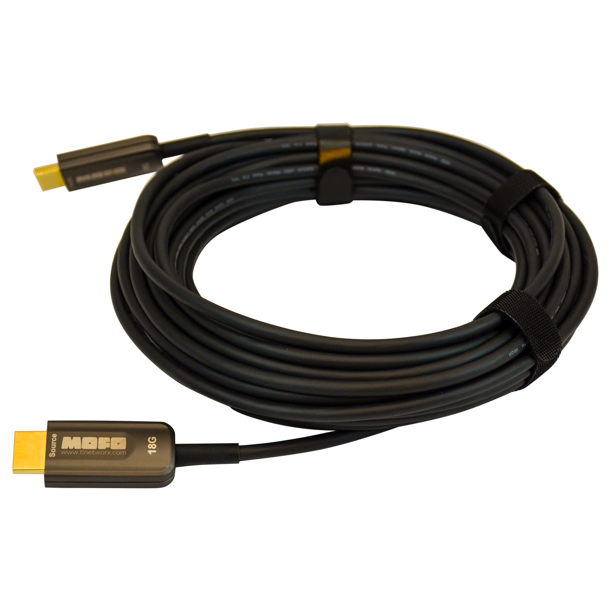 HDMI (18 Gbps) over Hybrid Fiber Cable