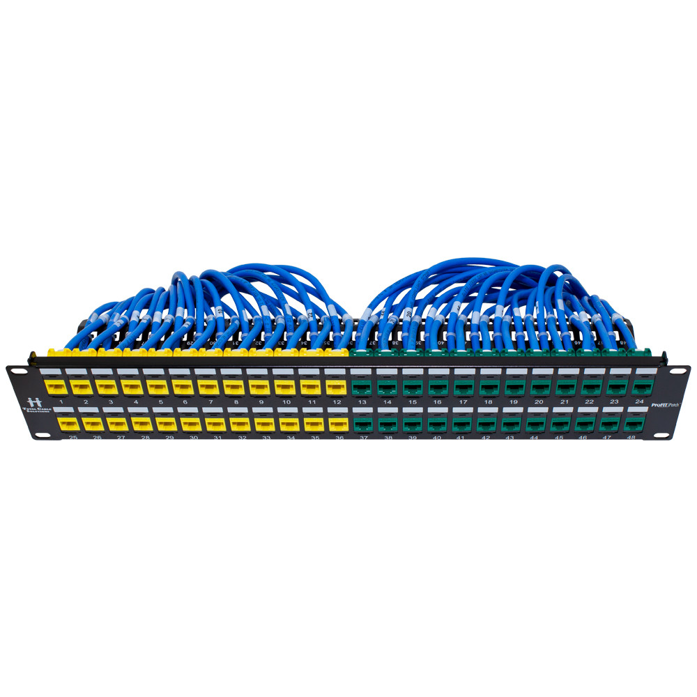 ProFIT Patch 2U 48 Port Keystone Jack Panel (Unloaded) - Image 4