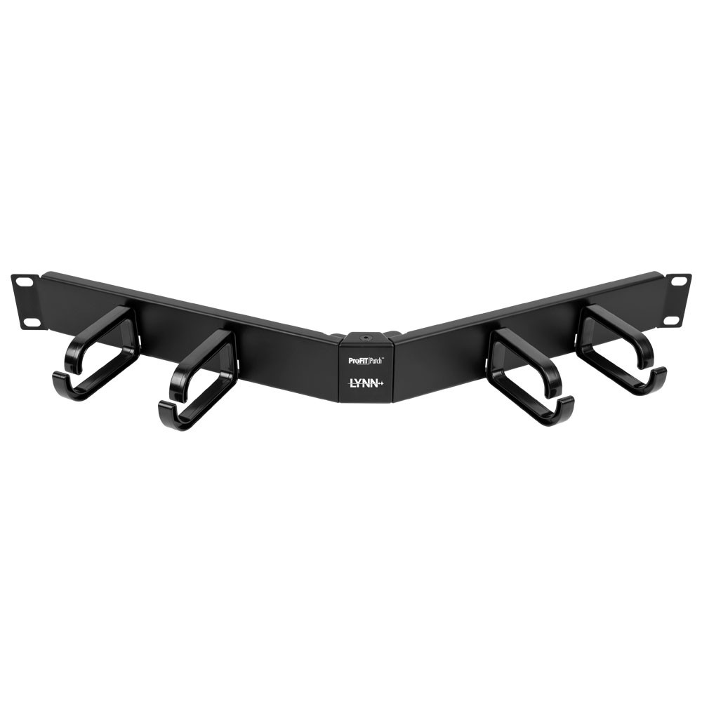 1U Angled Horizontal Cable Manager