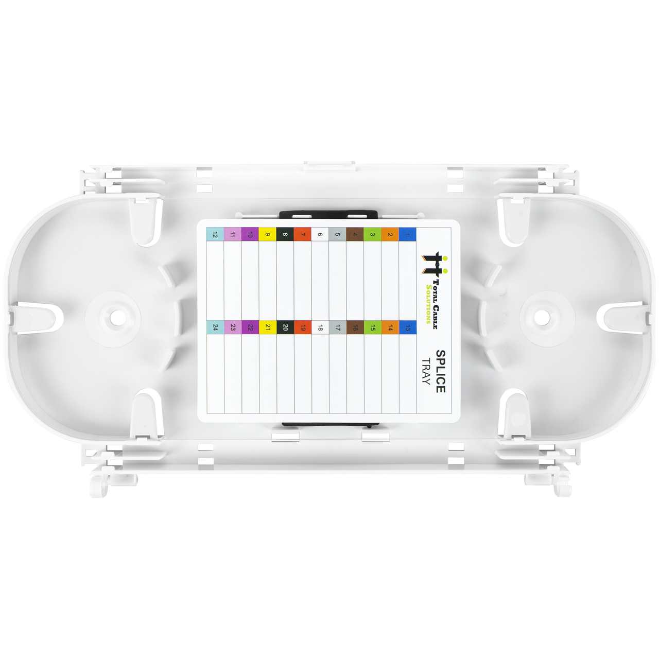 24 Fiber Plastic Splice Tray
