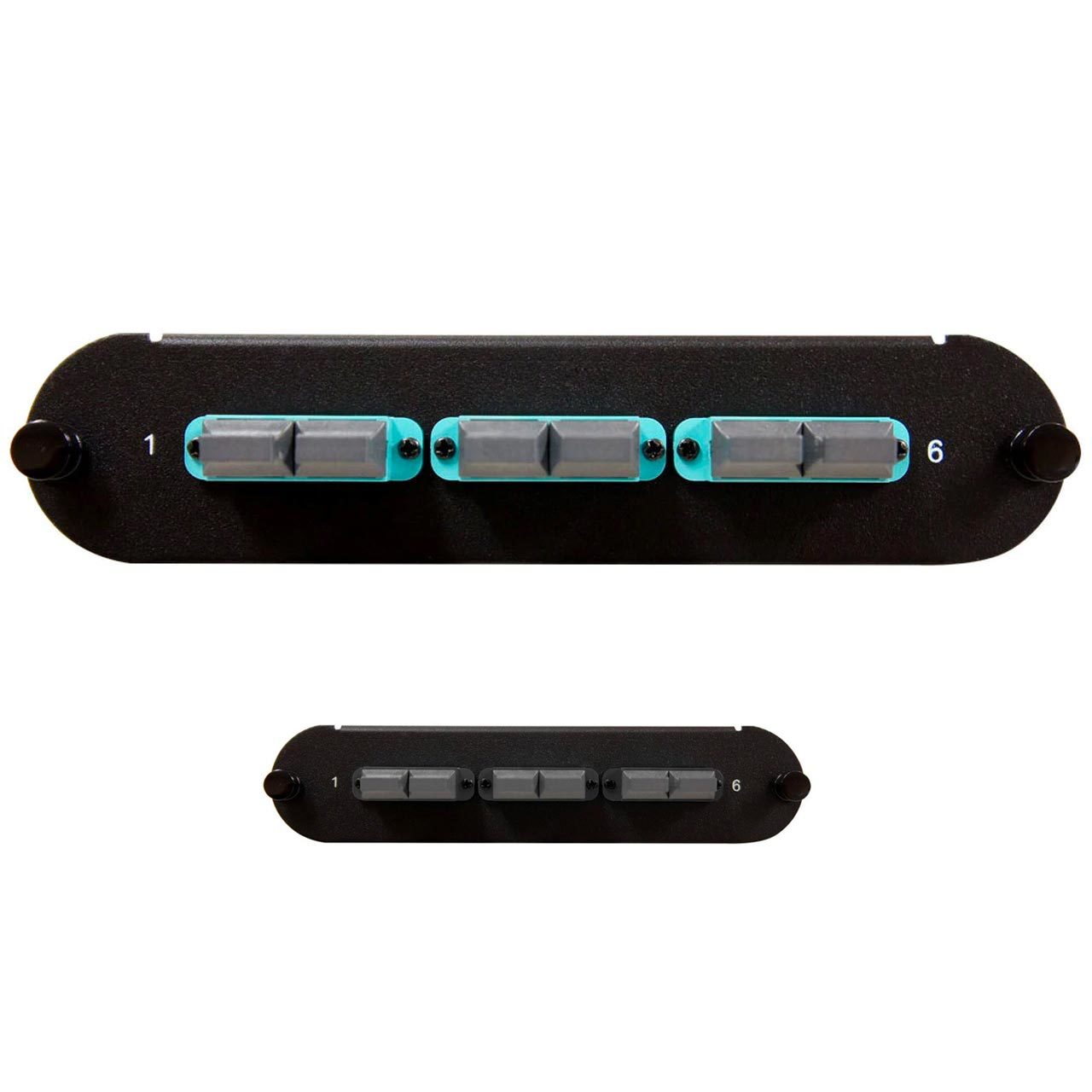 Corning CCH Compatible Fiber Adapter Panel; 3 MTP Duplex Adapters/Ports