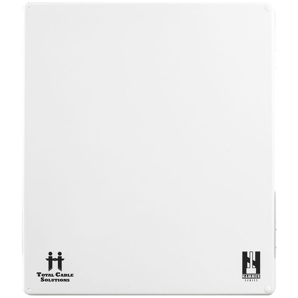 Outdoor Fiberglass Enclosure with Network Connectivity Panel and Security Door