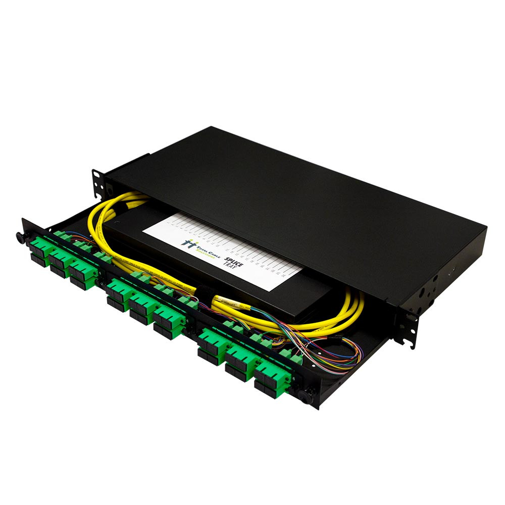 1U CHOICE Rack Mount Fiber Patch Panel Enclosure (Unloaded)