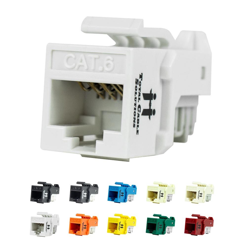 Cat 6 Keystone Jack (bag of 25)