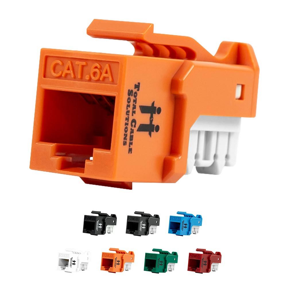 Cat 6A Keystone Jack (bag of 25)