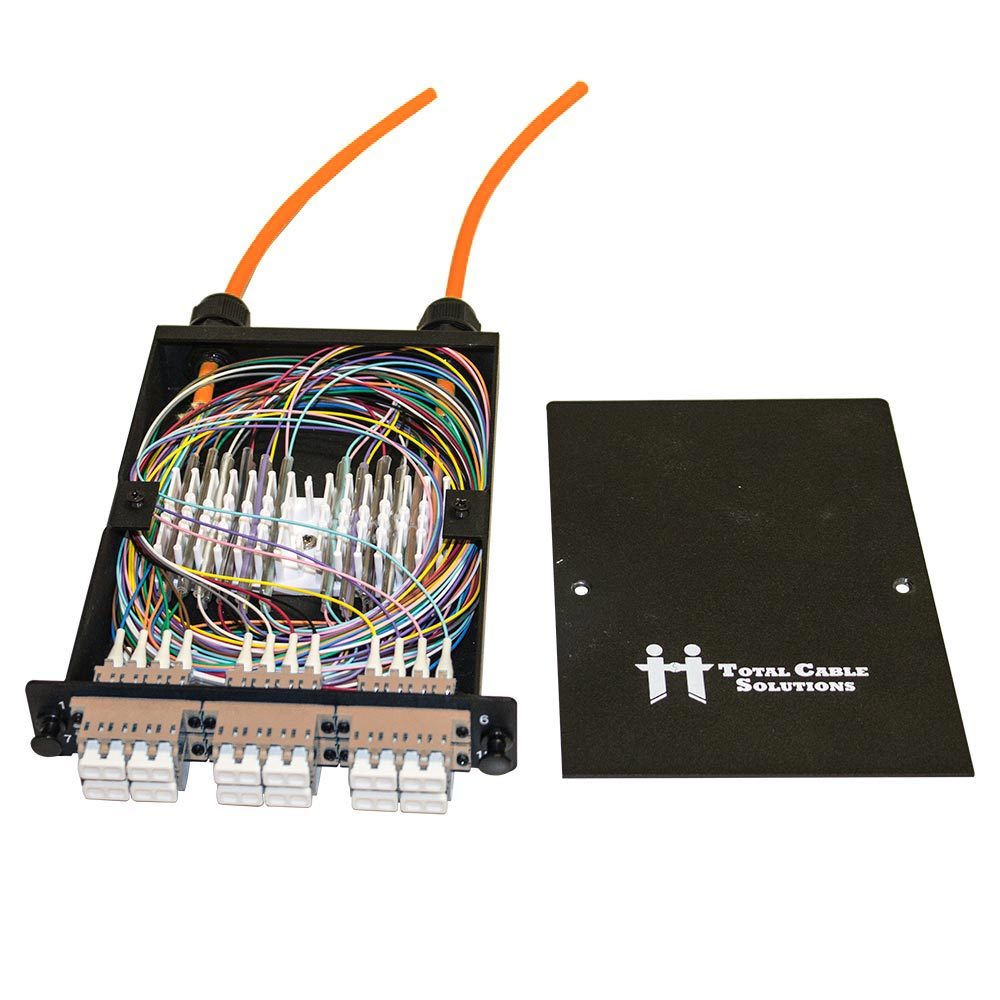 LGX Fiber Splice Cassette – OM1 with 6 Quad LC