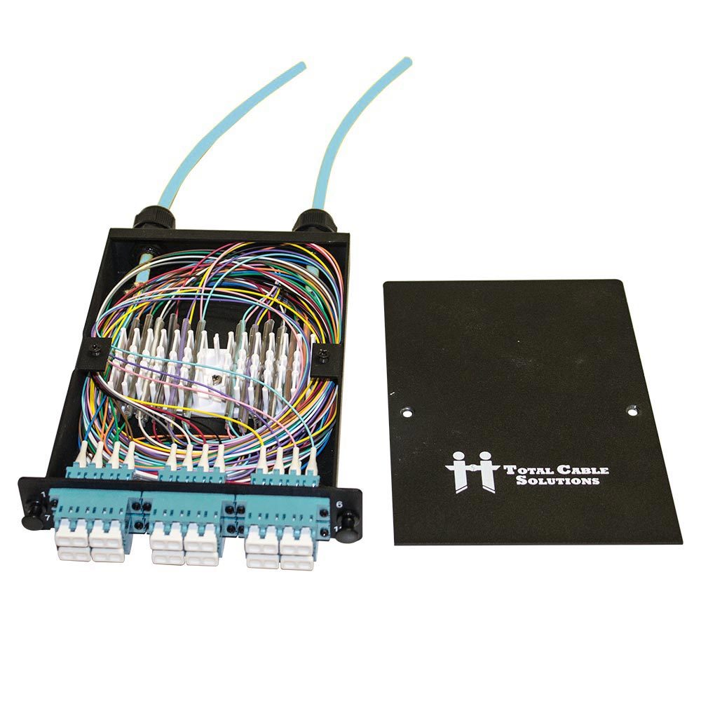 LGX Fiber Splice Cassette – OM3 with 6 Quad LC